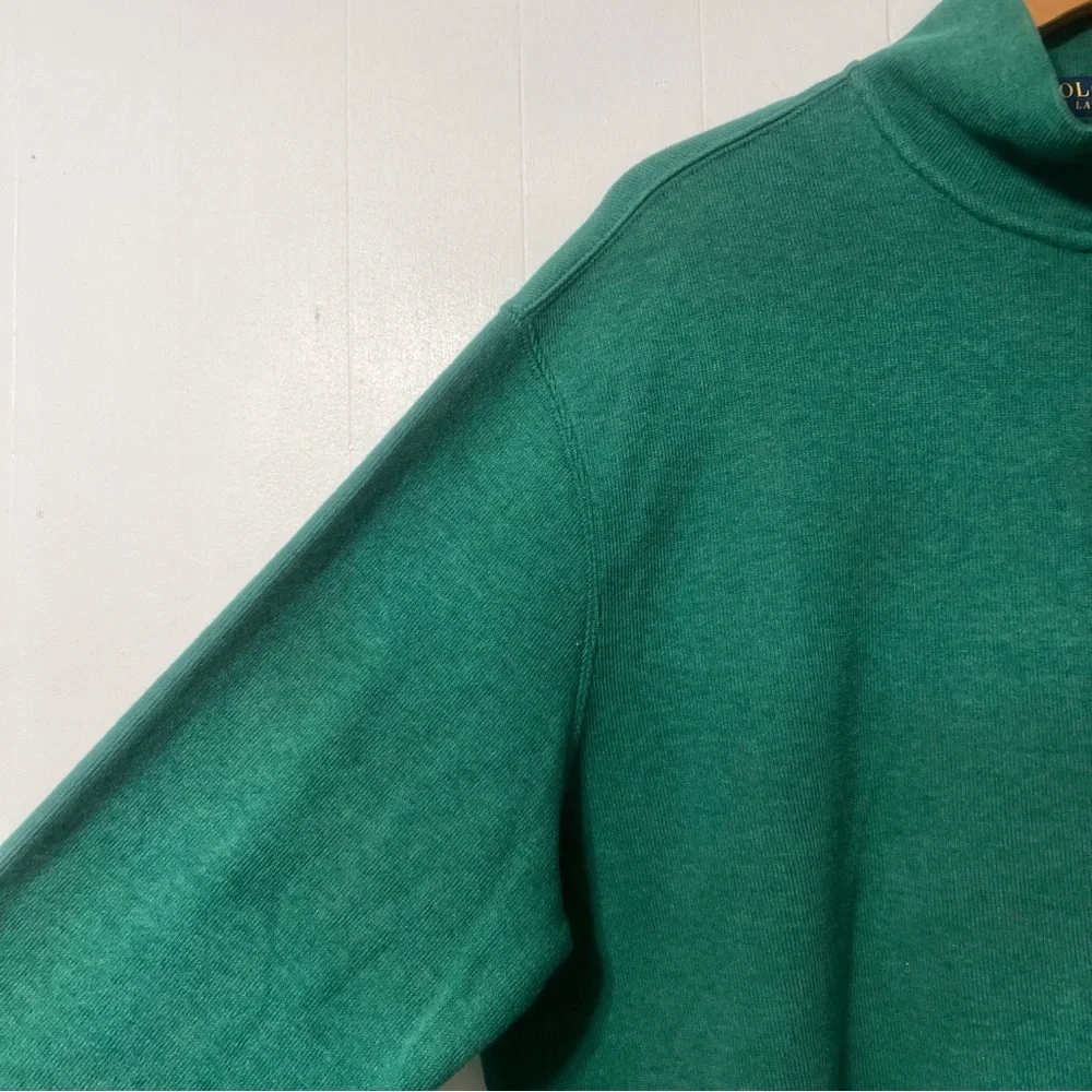 Polo Ralph Lauren French Ribbed Half Zip Sweater Preppy Casual Classic Size XL